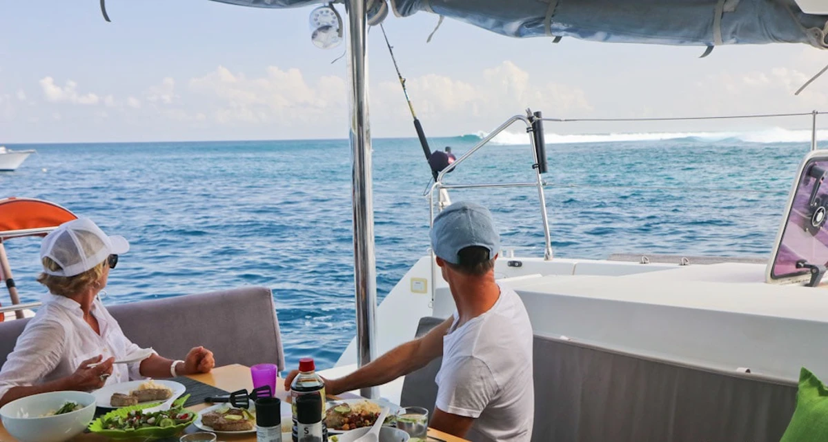 Lunch-Break… | Elysia Surf Charters Maldives Lunch Break - Maldives Surf Charters